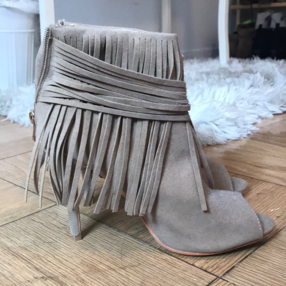 Adriana New York heeled booties (worn only 1-2x)